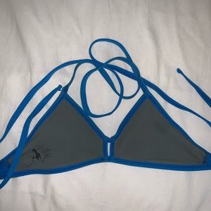 Blue jolyn bikini top